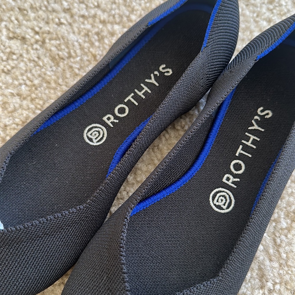 Rothy’s The Point Black Solid Flats - image 3